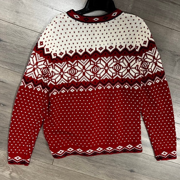 L.L. bean fair isle cardigan sweater M - Picture 6 of 6